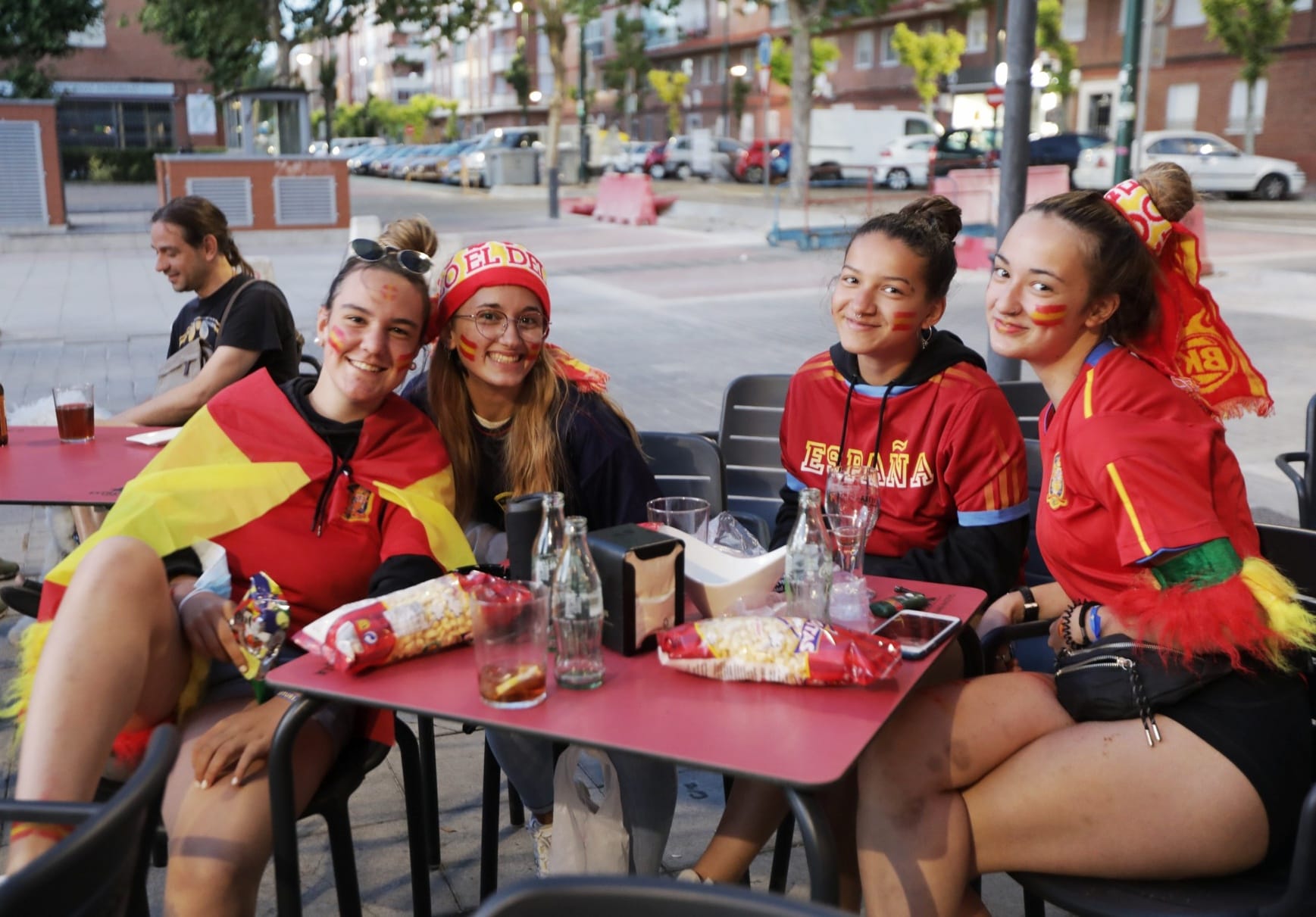 Fotos: Ambiente en Valladolid durante el Italia - España