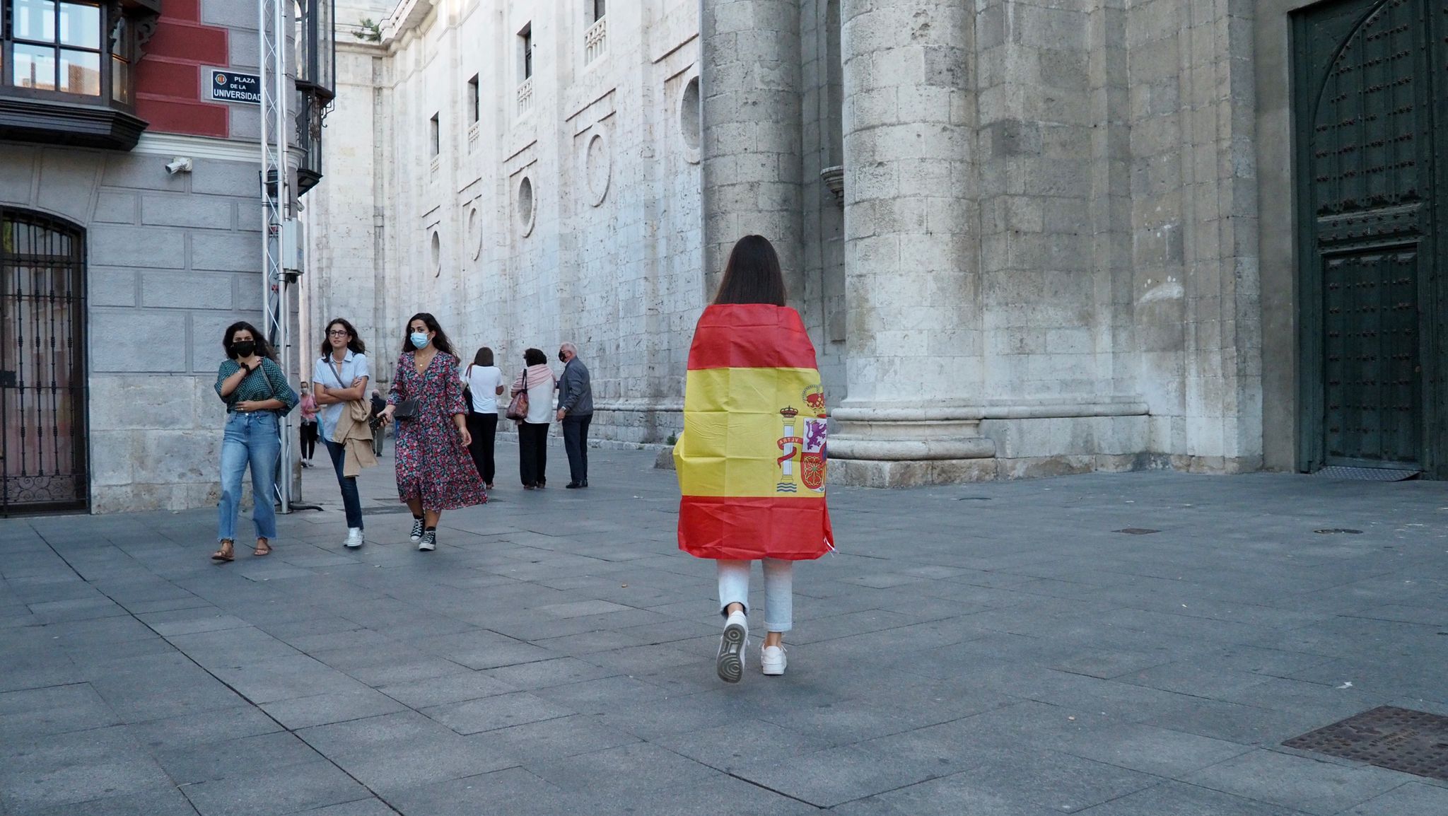 Fotos: Ambiente en Valladolid durante el Italia - España