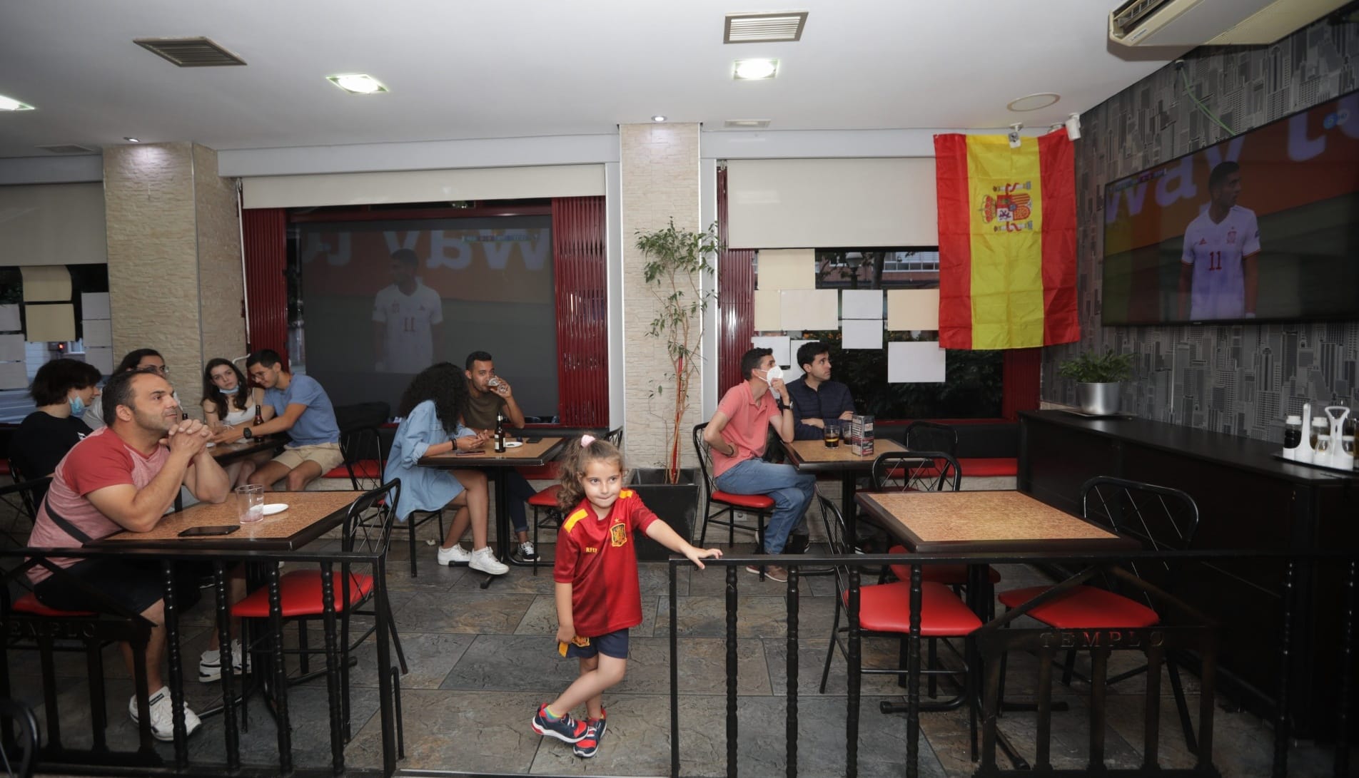 Fotos: Ambiente en Valladolid durante el Italia - España