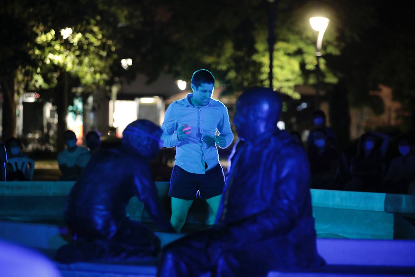 Caudal, de la compañía Miguel Gigosos, en la plaza del Poniente