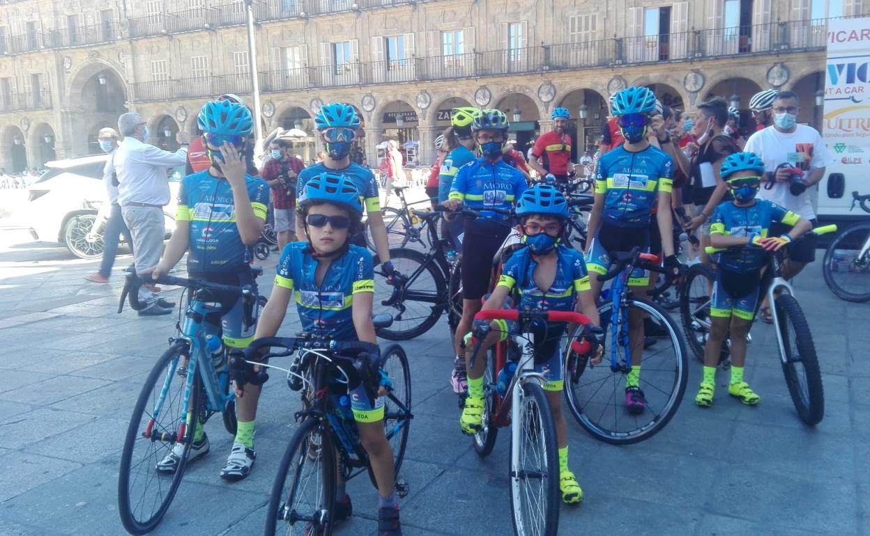 Cuádruple cita para los corredores de la Escuela de Ciclismo Salmantina este fin de semana