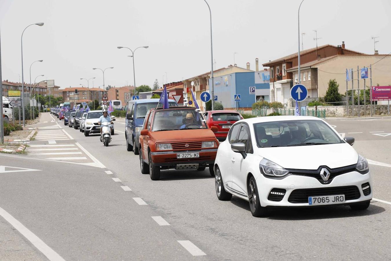 Concentración en Peñafiel reivindicando la Autovía del Duero