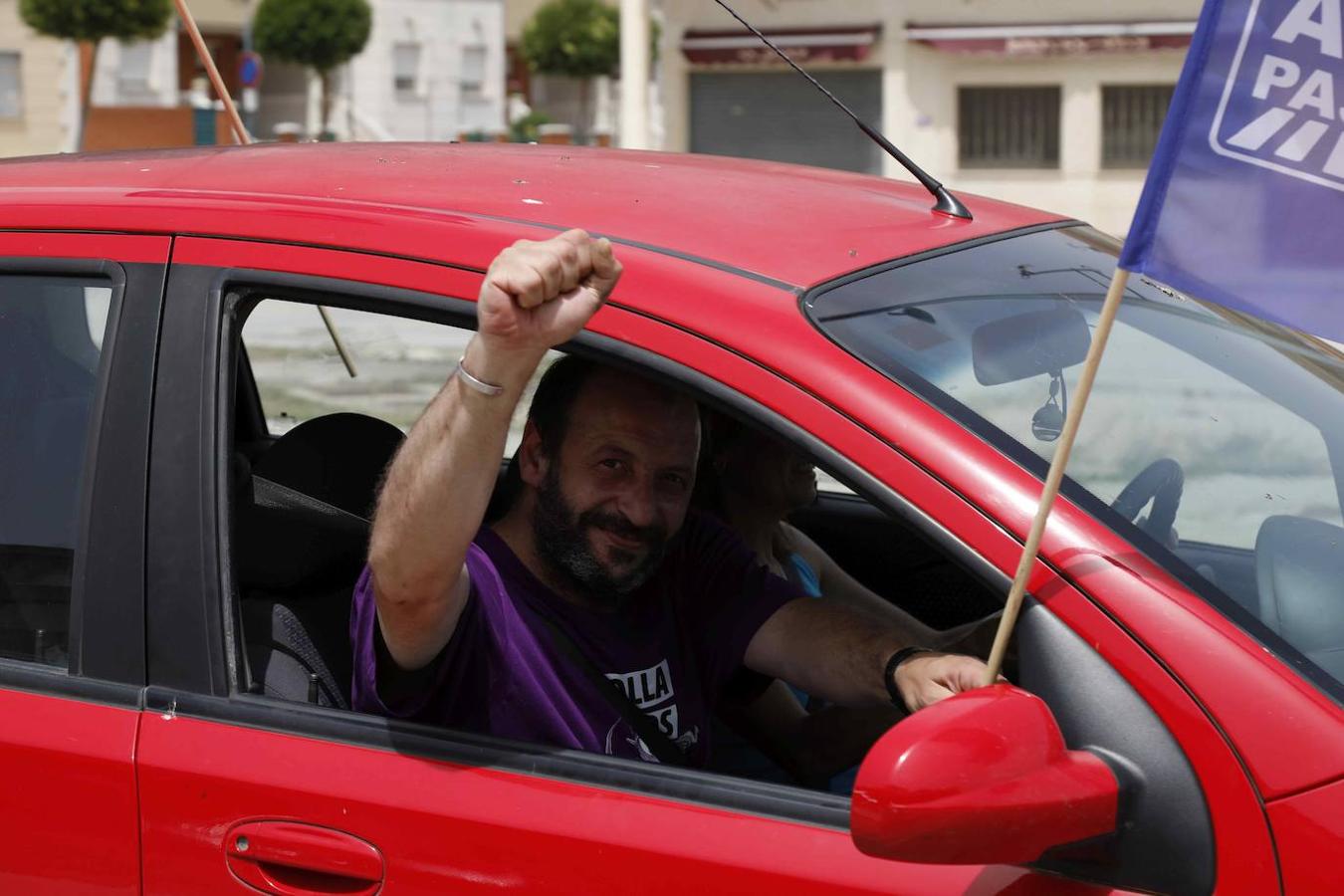 Concentración en Peñafiel reivindicando la Autovía del Duero