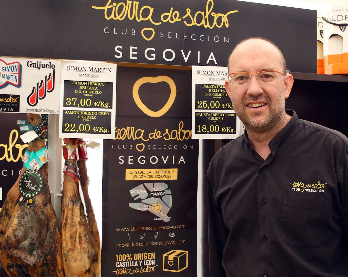 Luis Matarranz, de la tienda Tierra de Sabor Club Selección Segovia.