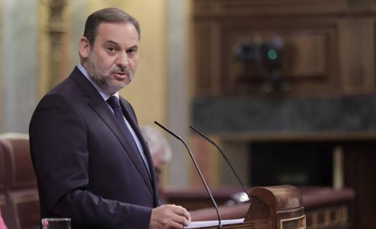 José Luis Ábalos en el Congreso.