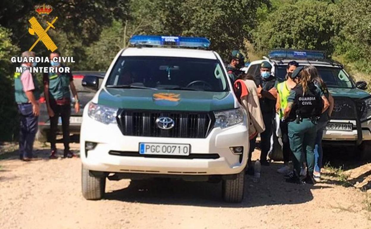 Dispositivo de búsqueda en la Ribera del Duero de un hombre peligroso que se fugó secuestrando a su ex pareja.