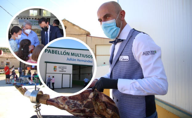 El cortador de jamón Miguel Ángel Hoyos. 