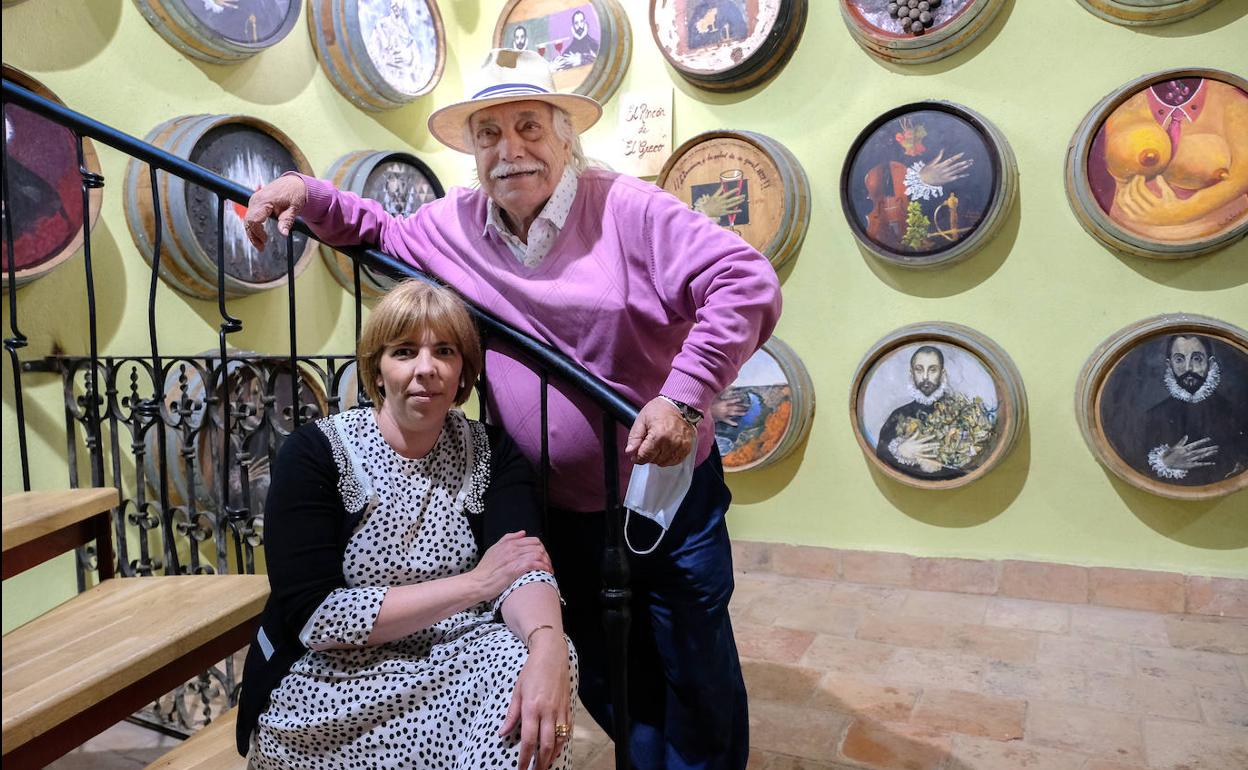 JuanAntonio Fernández y su hija Beatriz. 