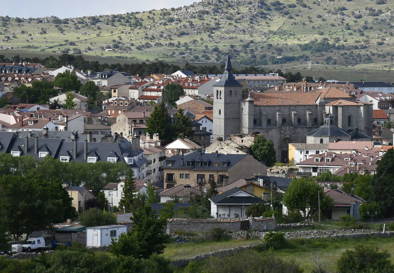 Vista del municipio de El Espinar.