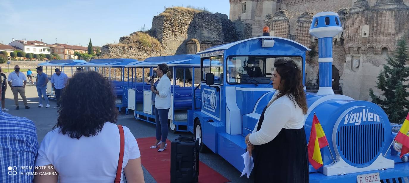 Inauguración del tren turístico de Coca.