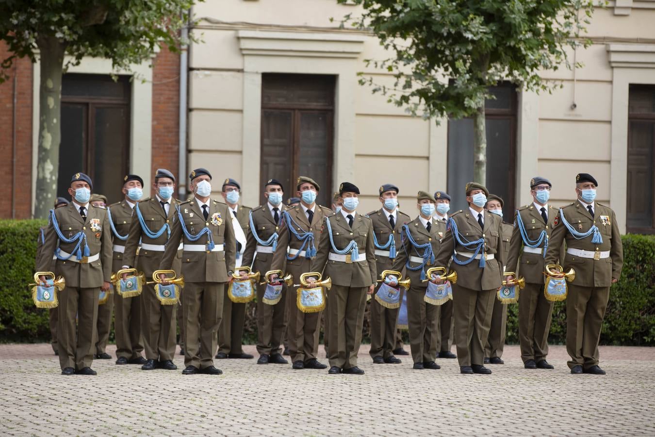 Fotos: La Academia de Caballería de Valladolid celebra un acto militar en honor a Santiago Apóstol