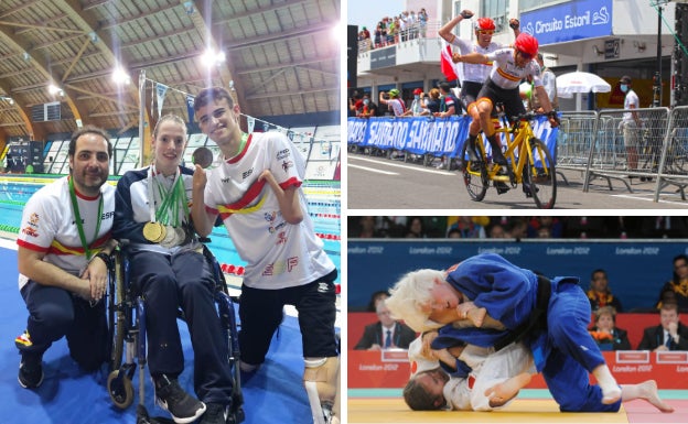 Los representantes de la natación castellano y leonesa, Javier Alonso, Marta Fernández y Luis Huerta; los ciclistas Noel Infante y Christian Venge; y la judoca vallisoletana Marta Arce. 