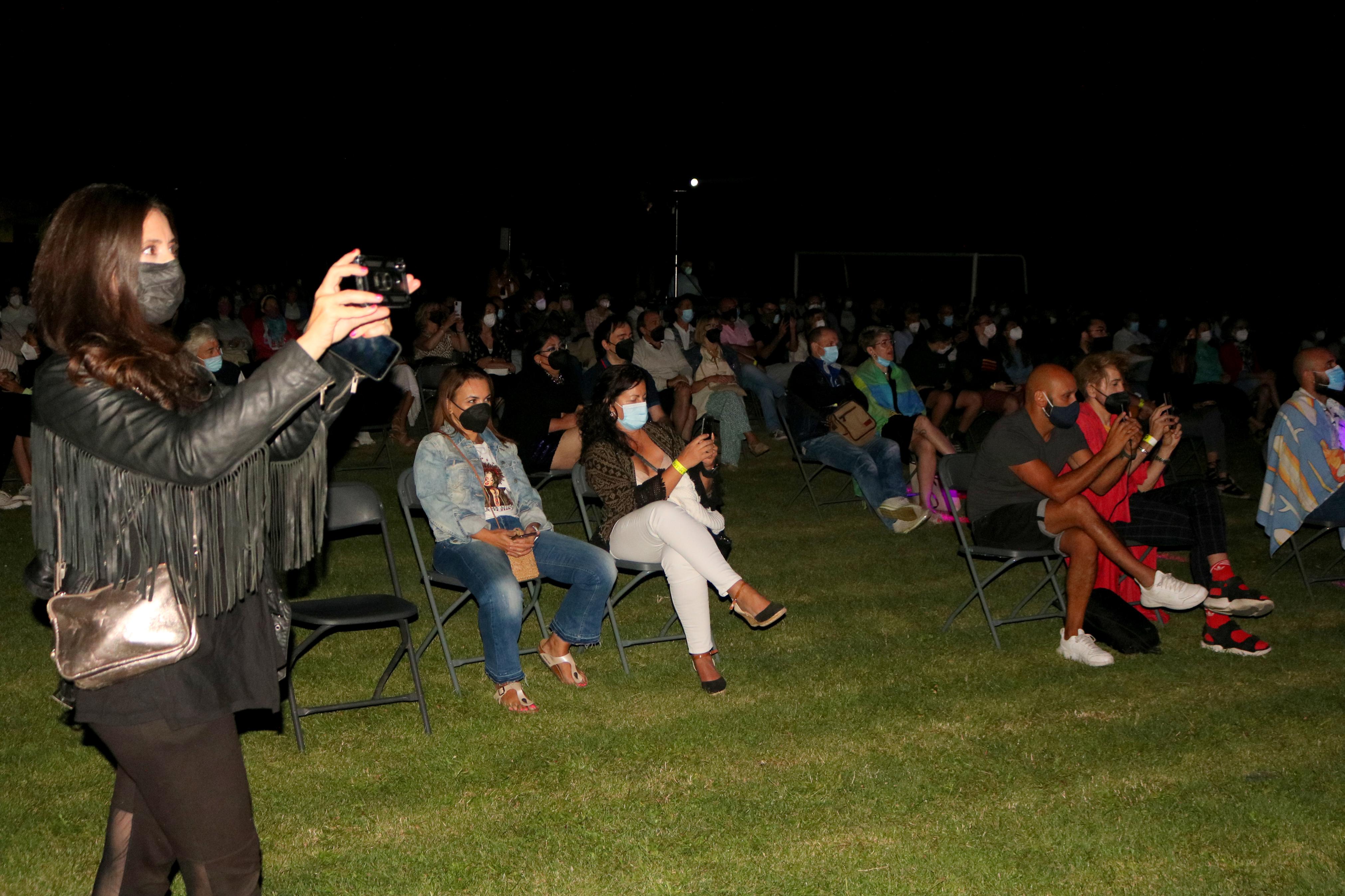Marta Sánchez actuó el pasado viernes en Torquemada