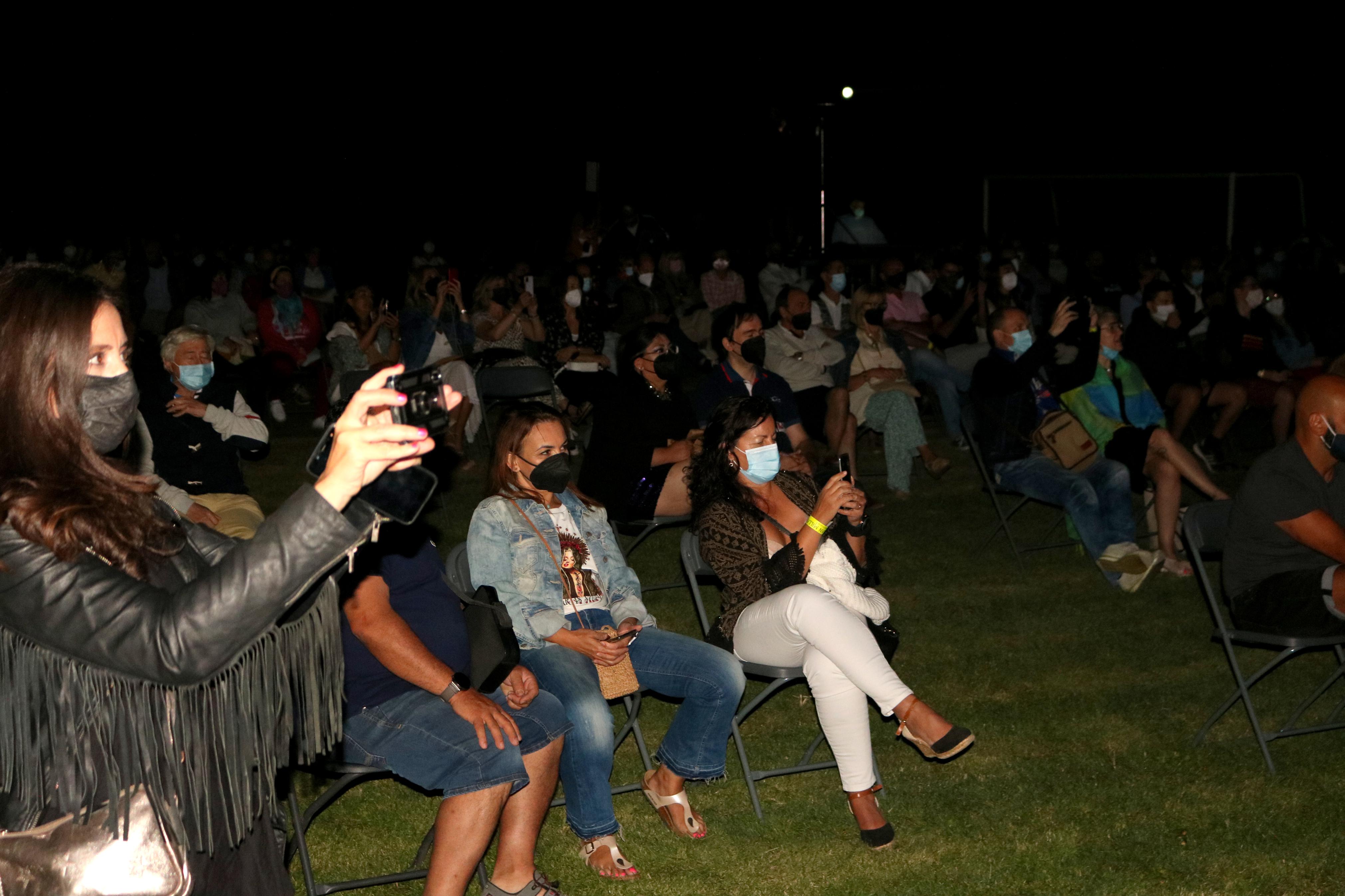 Marta Sánchez actuó el pasado viernes en Torquemada