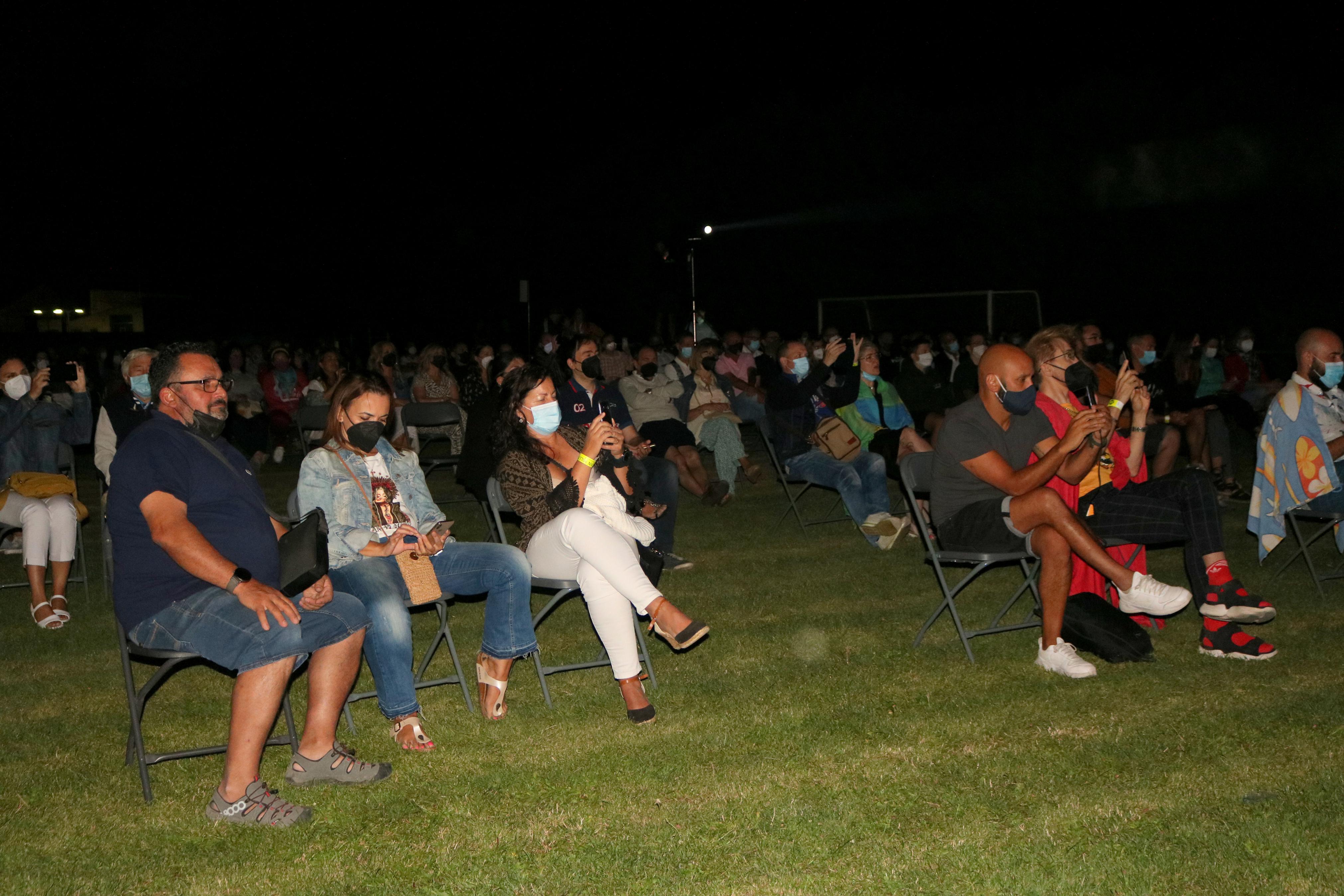 Marta Sánchez actuó el pasado viernes en Torquemada