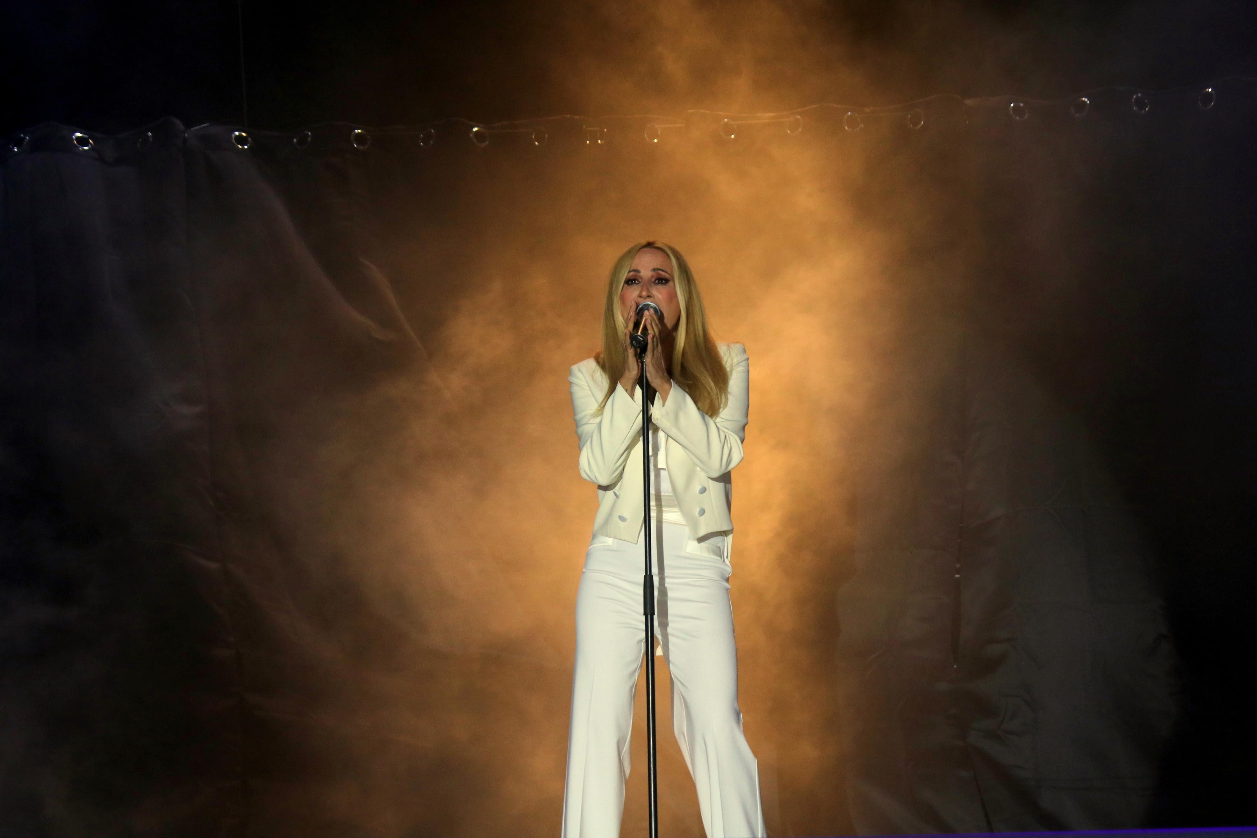 Marta Sánchez actuó el pasado viernes en Torquemada