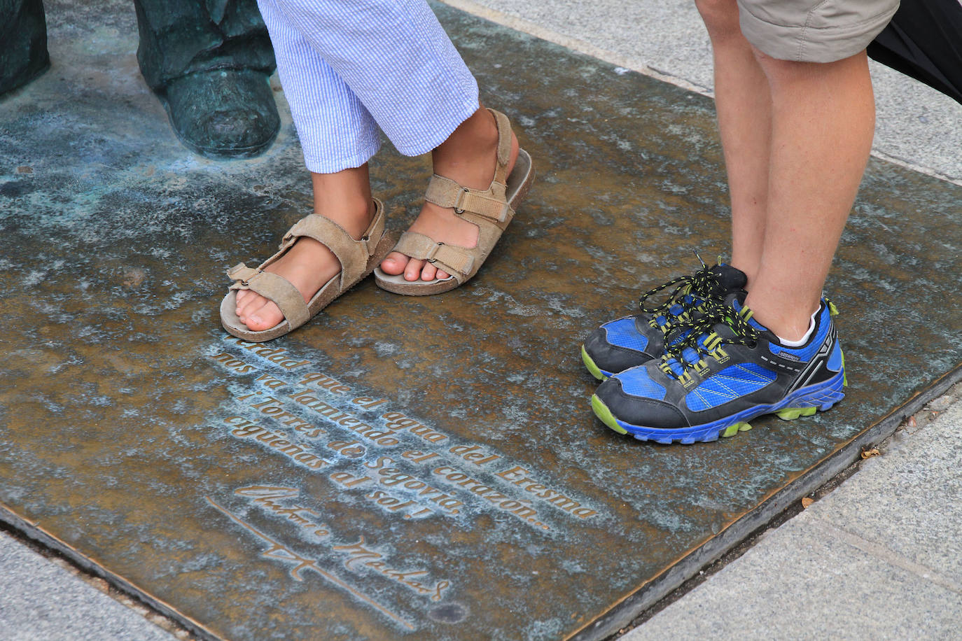 Un momento del recorrido de la visita guiada.