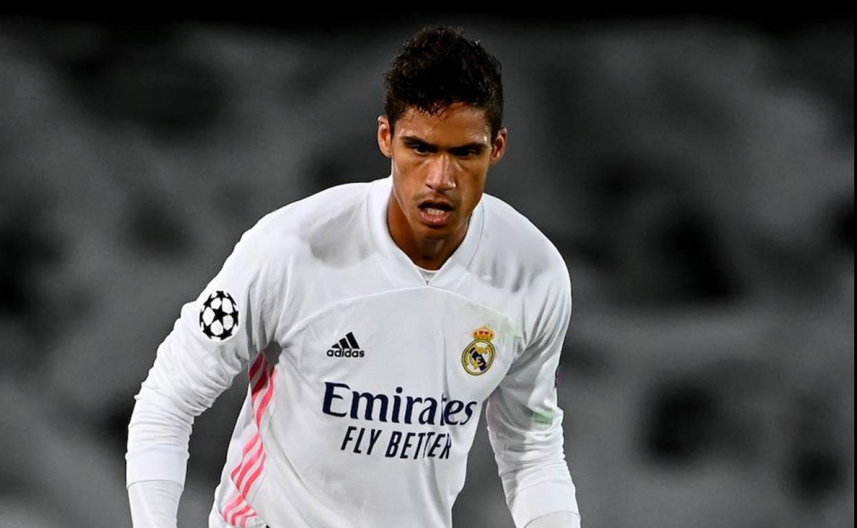 Raphael Varane, en un partido del Real Madrid. 