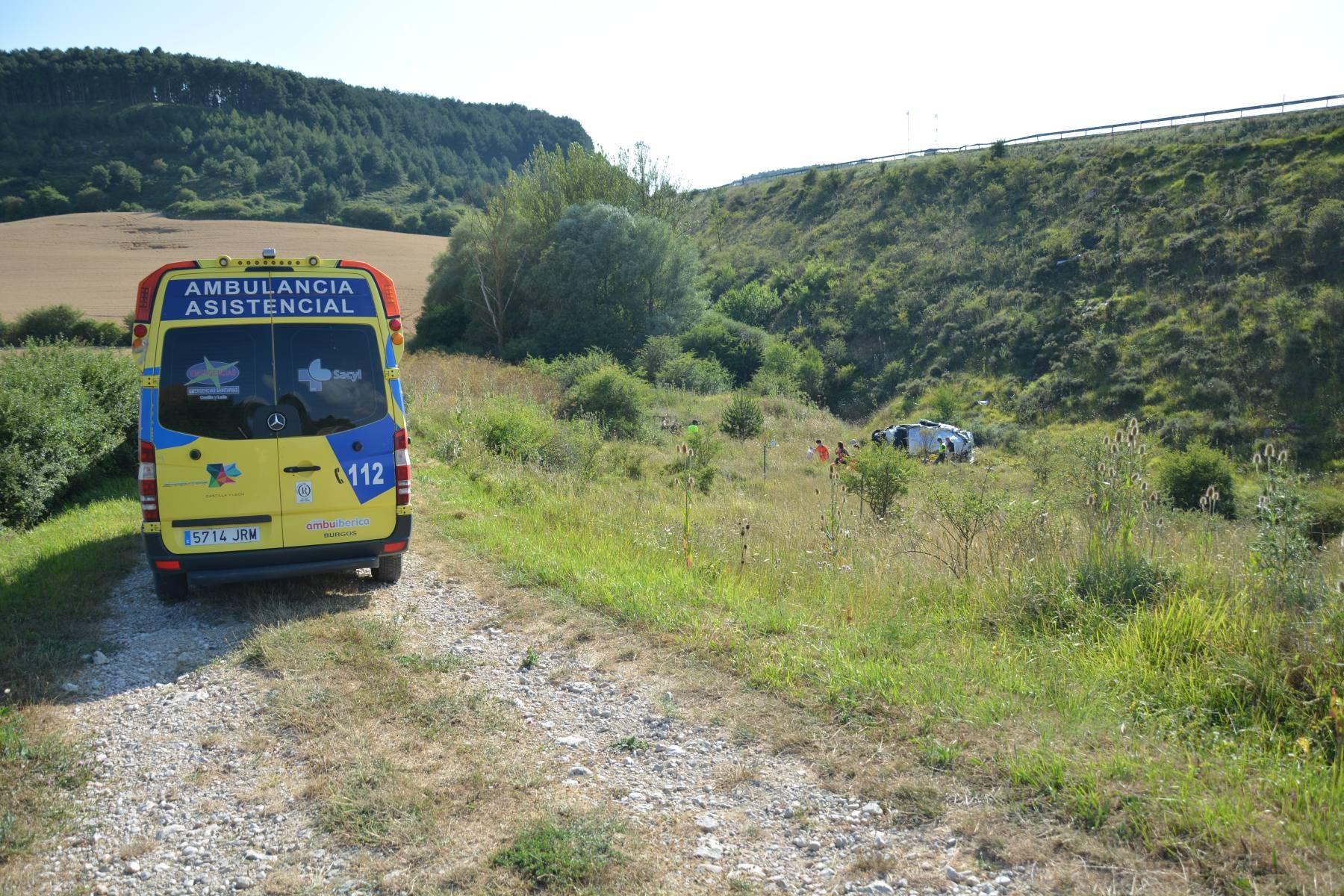 Fotos: Accidente en Monasterio de Rodilla