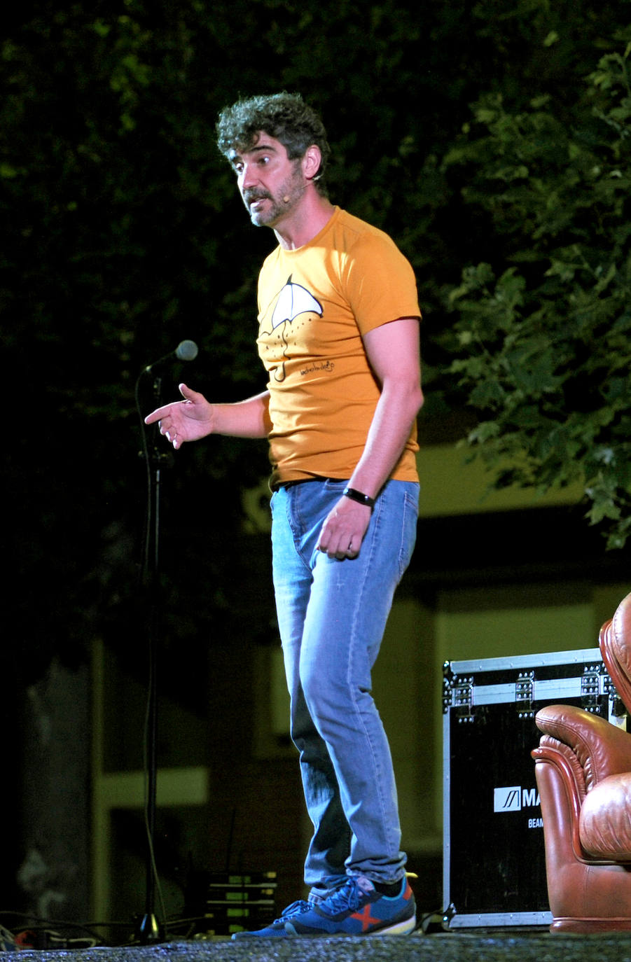 Espectáculo de Los del Sótano en Santovenia de Pisuerga, Valladolid.