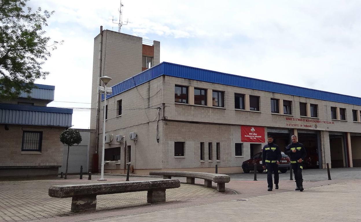 Instalaciones del parque de bomberos de Canterac. 