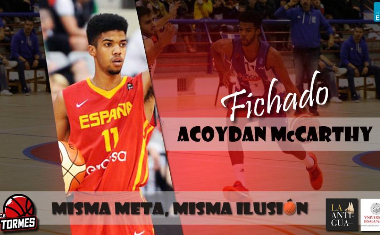 Acoydan McCarthy se incorpora al Usal La Antigua