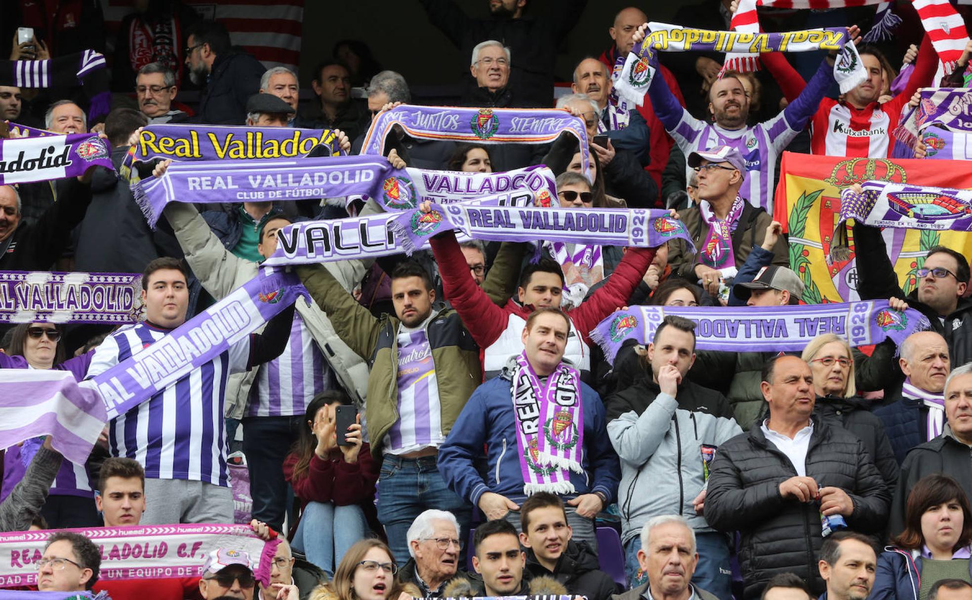 El estadio Zorrilla abre sus puertas... 514 días después