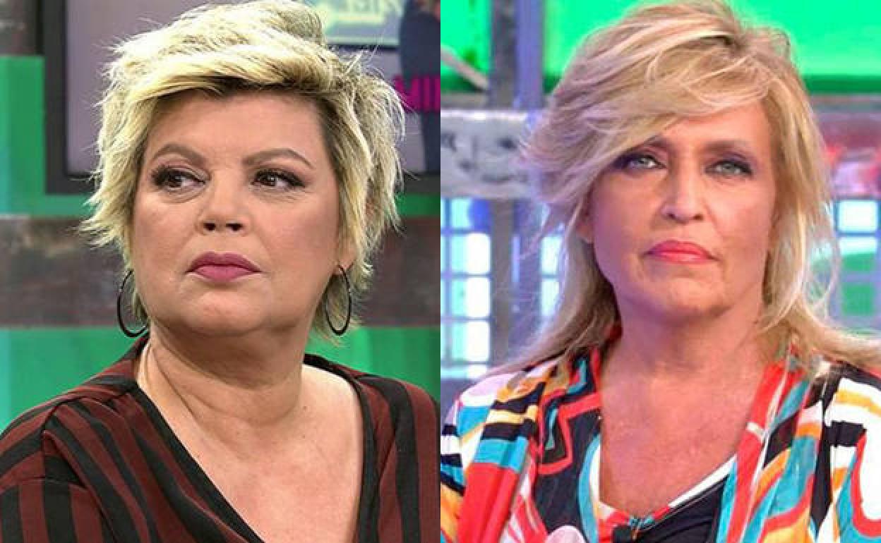 Terelu Campos (izda.) y Lydia Lozano. 