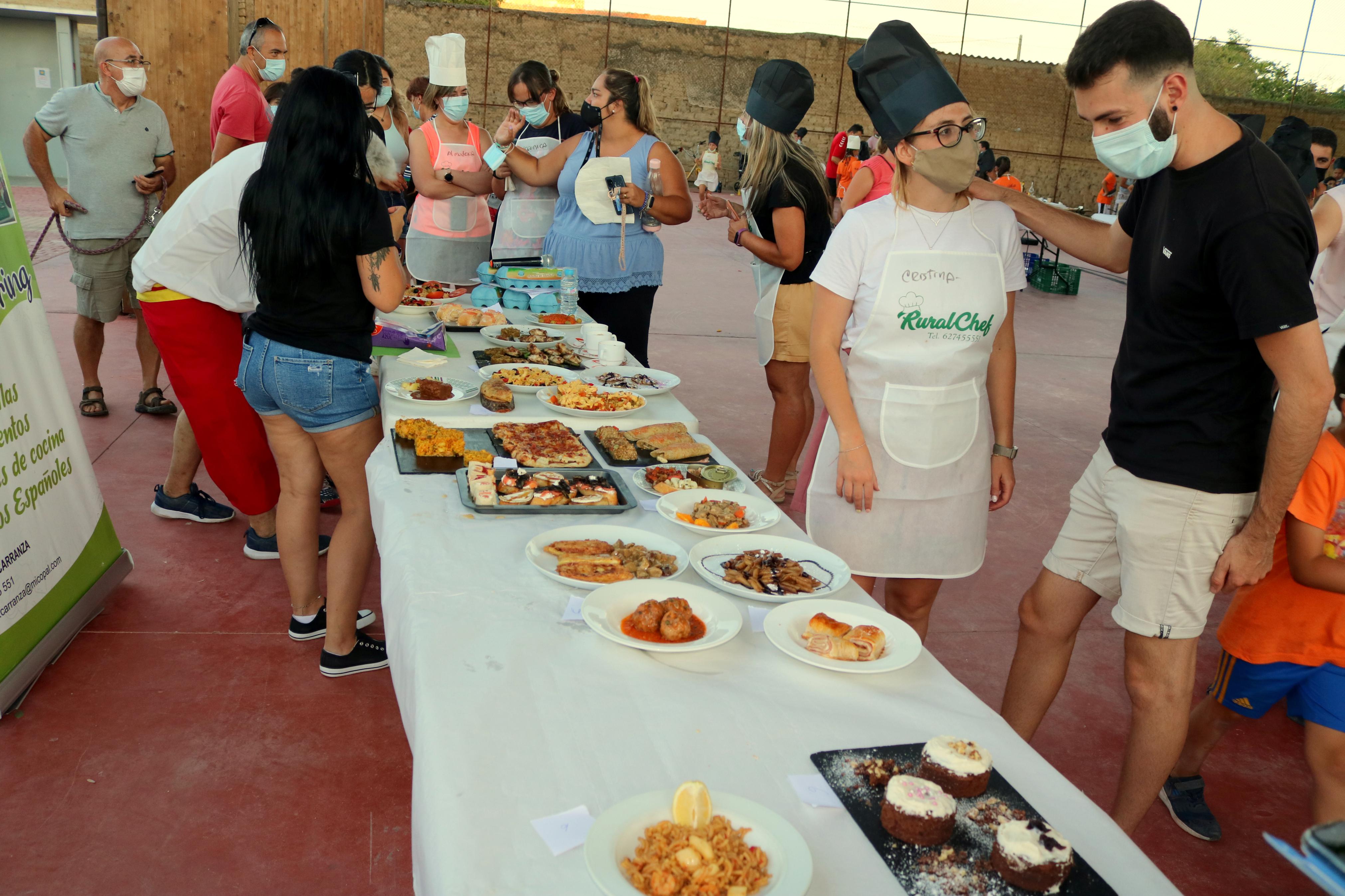 La localidad cerrateña disfrutó del cocinado de más de veinte platos