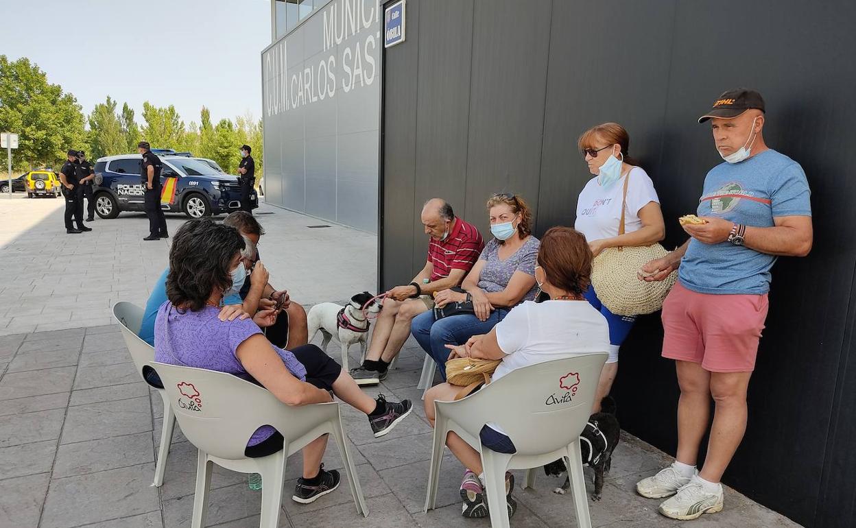 Los Muñoz, en el polideportivo CUM Carlos Sastre, de la capital abulense.