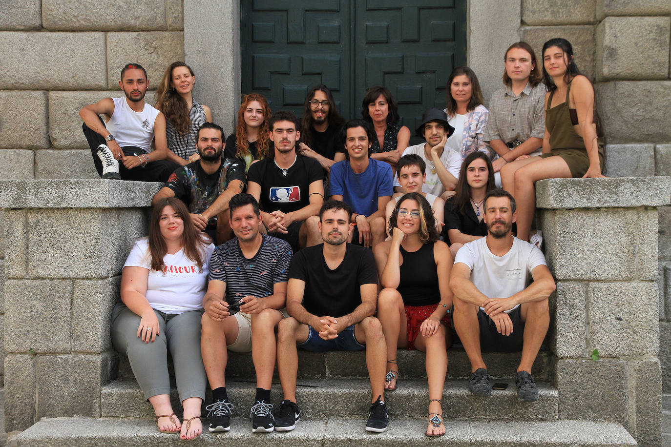 Participantes en el Curso de Pintores Pensionados de Segovia.