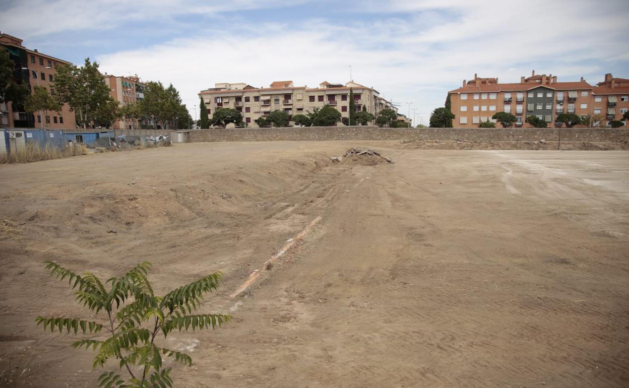 Imagen del campo en el que se harán los conciertos