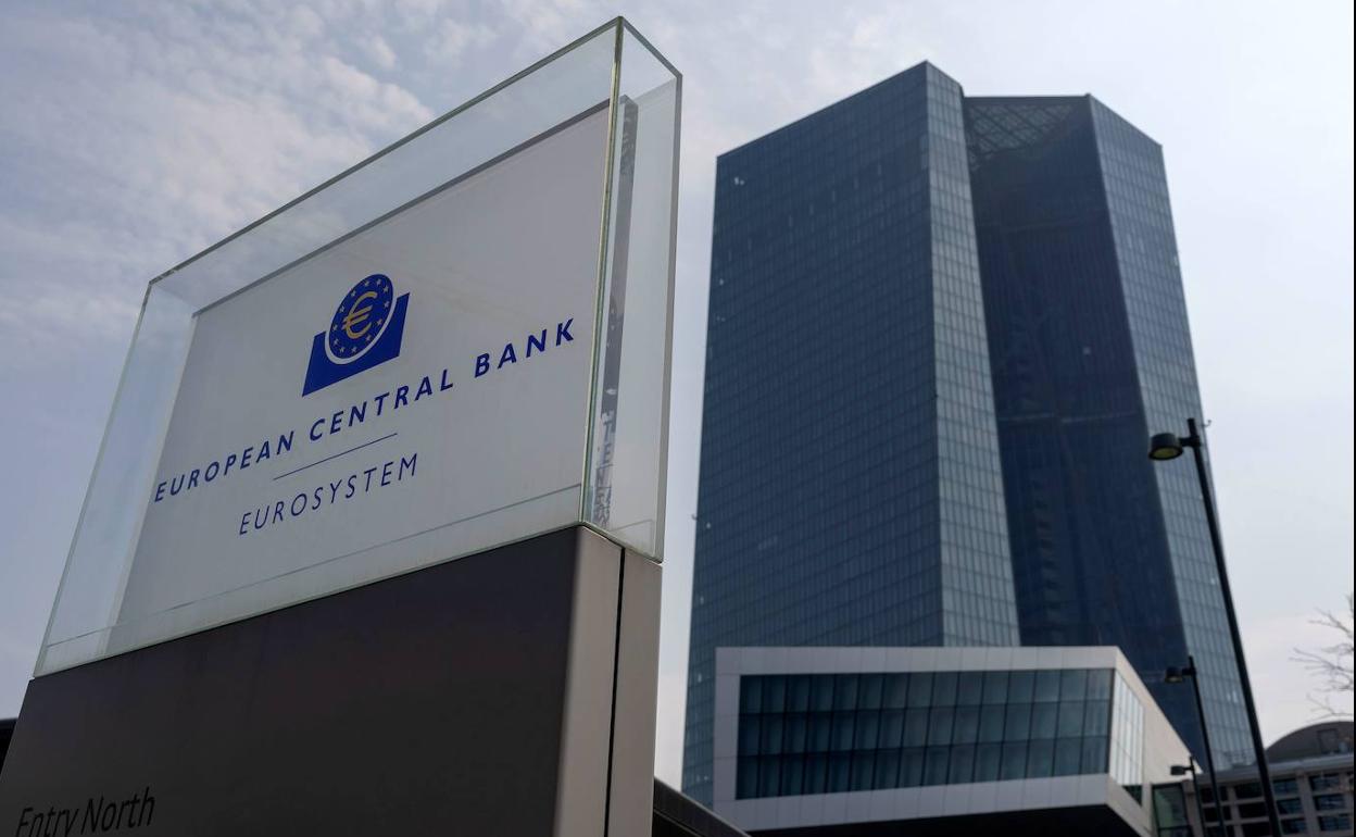 Sede del Banco Central Europeo en Fráncfort (Alemania).