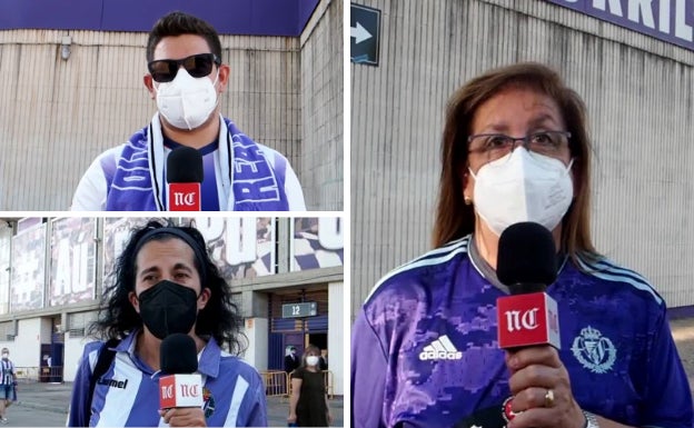 Real Valladolid: Los aficionados opinan en la vuelta del público a un partido oficial en Zorrilla