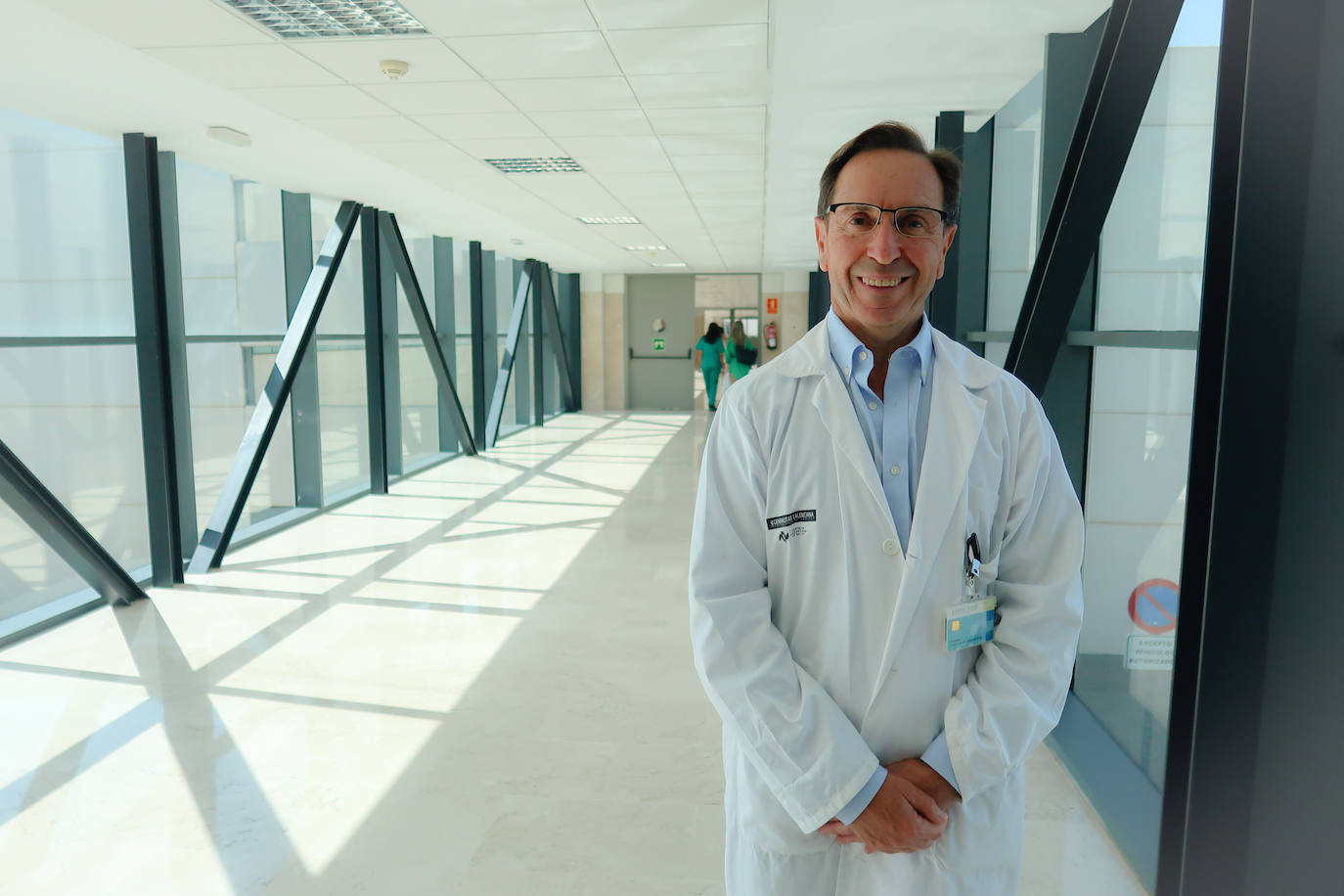 Álvaro Castellanos, en el Hospital la Fe de Valencia.