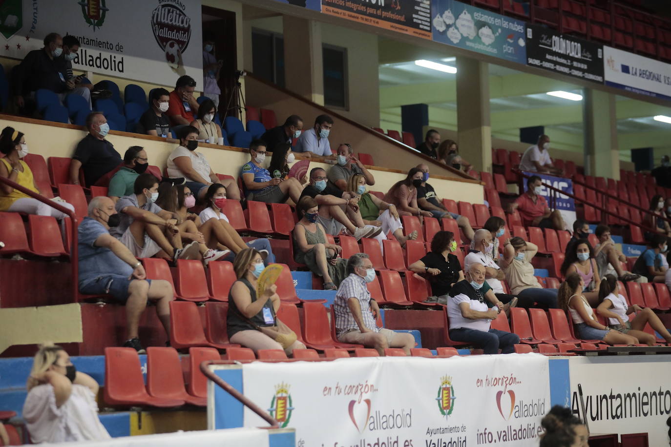 El partido entre el Caja Rural Aula Valladolid en la final de la SummerBAG.