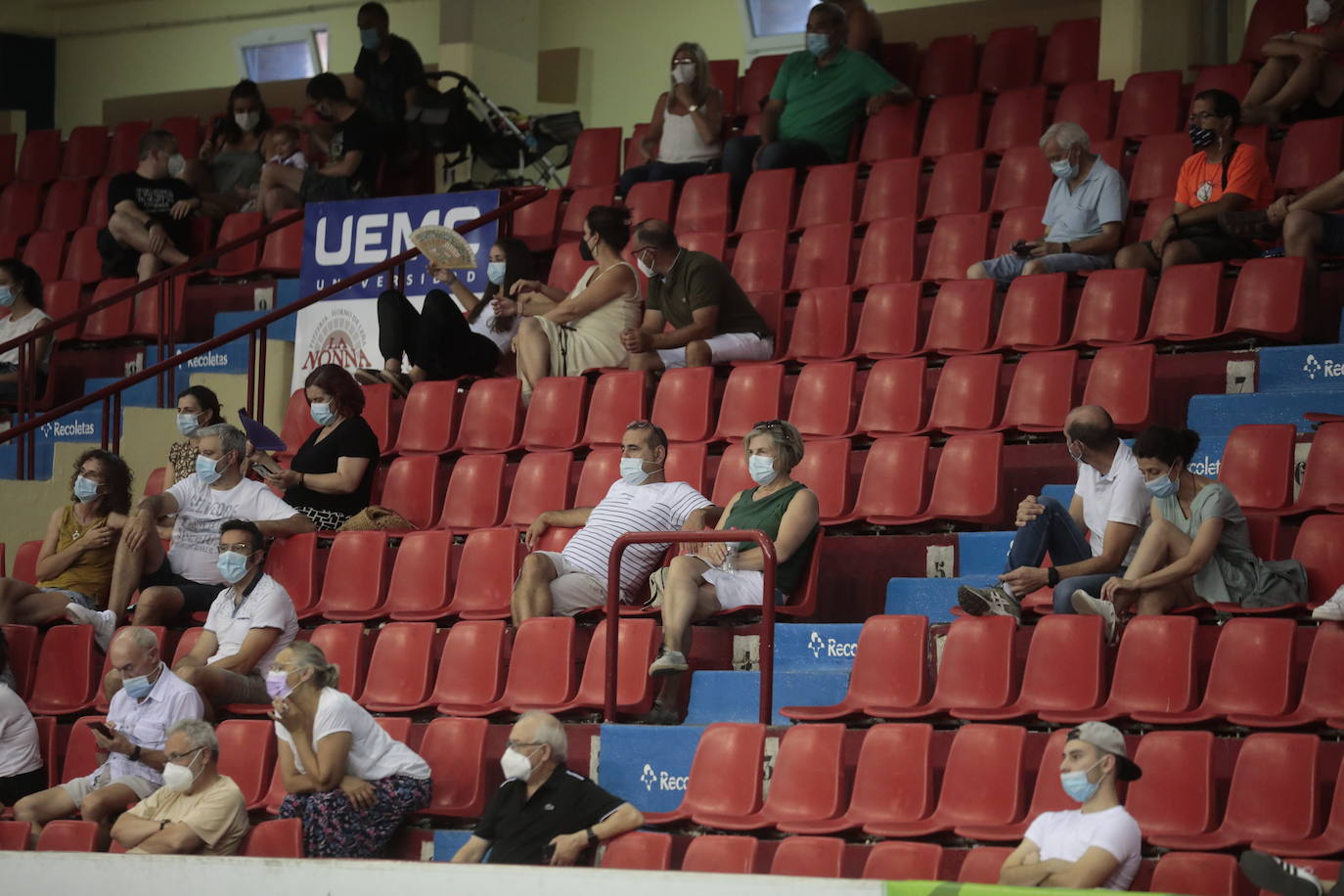 El partido entre el Caja Rural Aula Valladolid en la final de la SummerBAG.