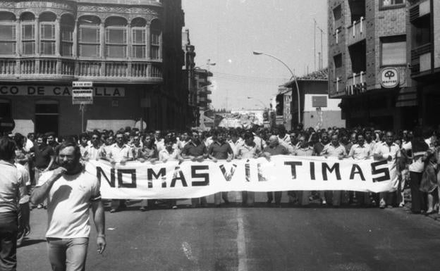 Manifestación multitudinaria en el centro de Aranda para exigir la circunvalación de la N-1.