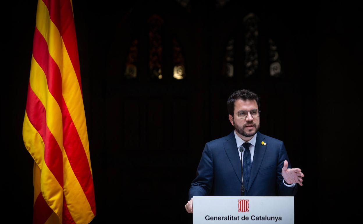 El president de la Generalitat, Pere Aragonès.