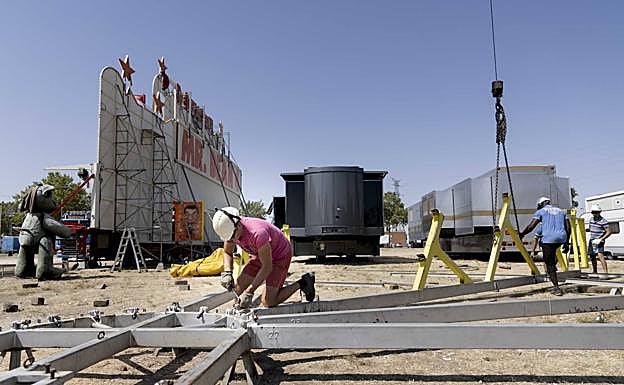 Los feriantes llegan esperanzados a Valladolid después de meses de parón: «Va a ser la mejor feria de toda España»