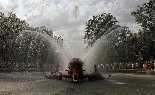 Imagen. El espectáculo de las fuentes de la Granja.