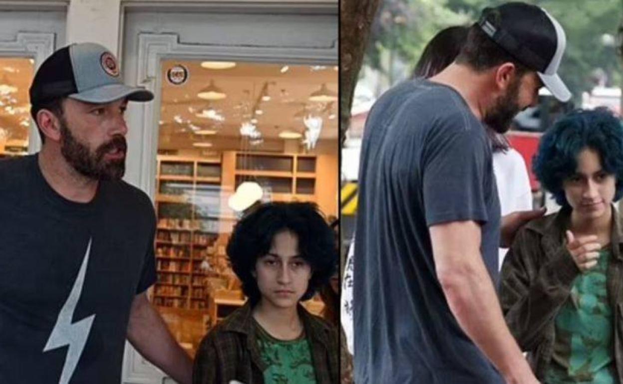 Ben Affleck de compras con Emme, la hija de Jennifer Lopez. 