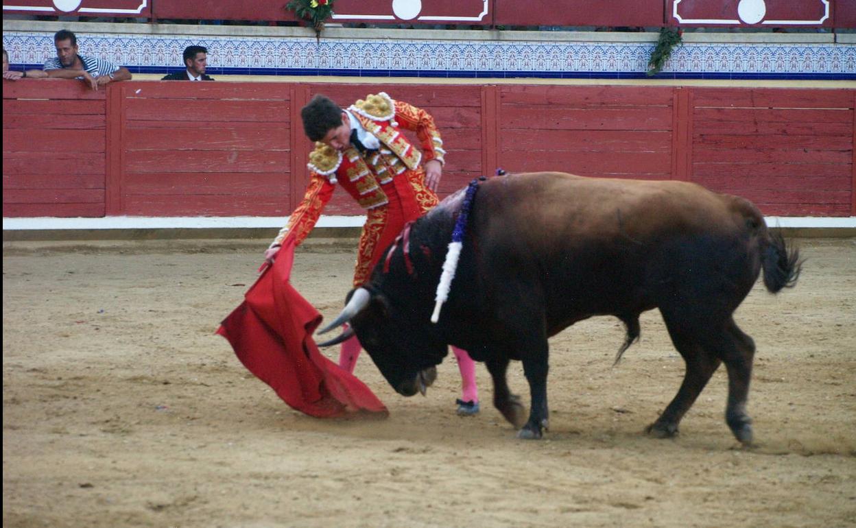 Novillada del Certamen de Novilleros El Piñón de España en el coso de Pedrajas de San Esteban en el año 2019. 