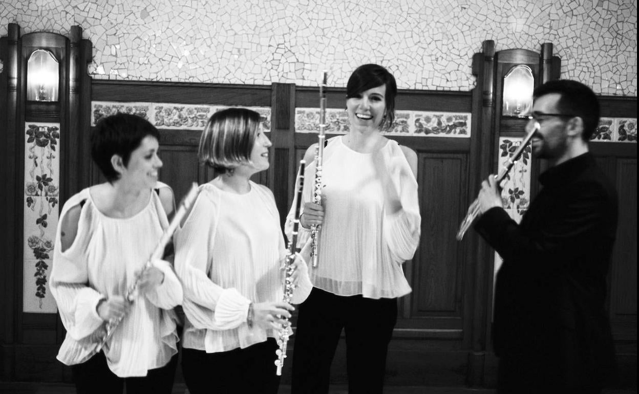 El cuarteto de viento Alè Quartet. 