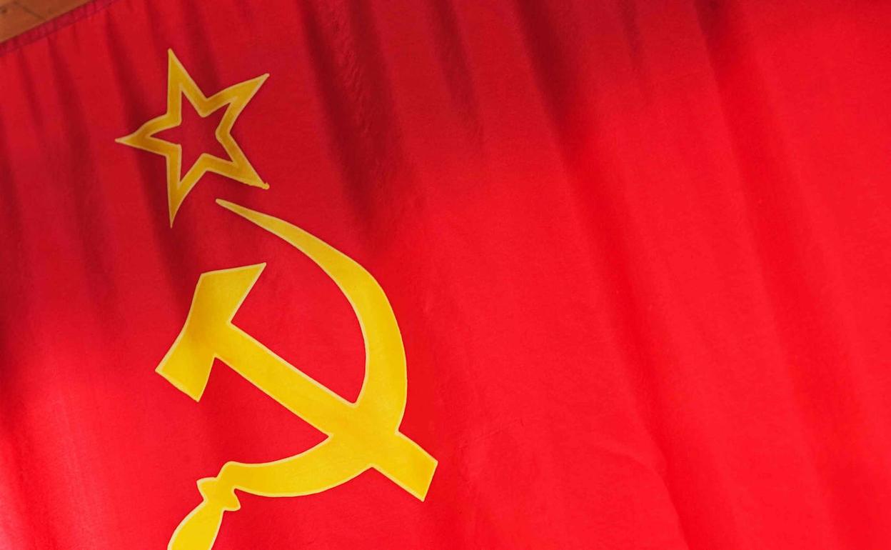 Bandera de la extinta Unión de Repúblicas Socialistas Soviéticas.