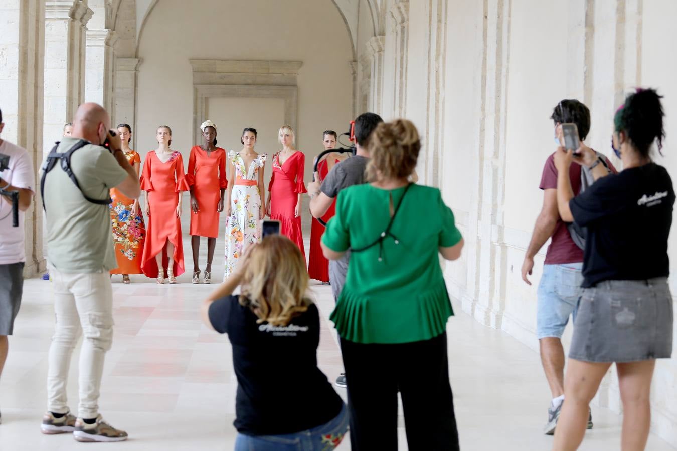 Fotos: Grabación del desfile de la diseñadora vallisoletana Esther Noriega en el Museo Patio Herreriano de Valladolid