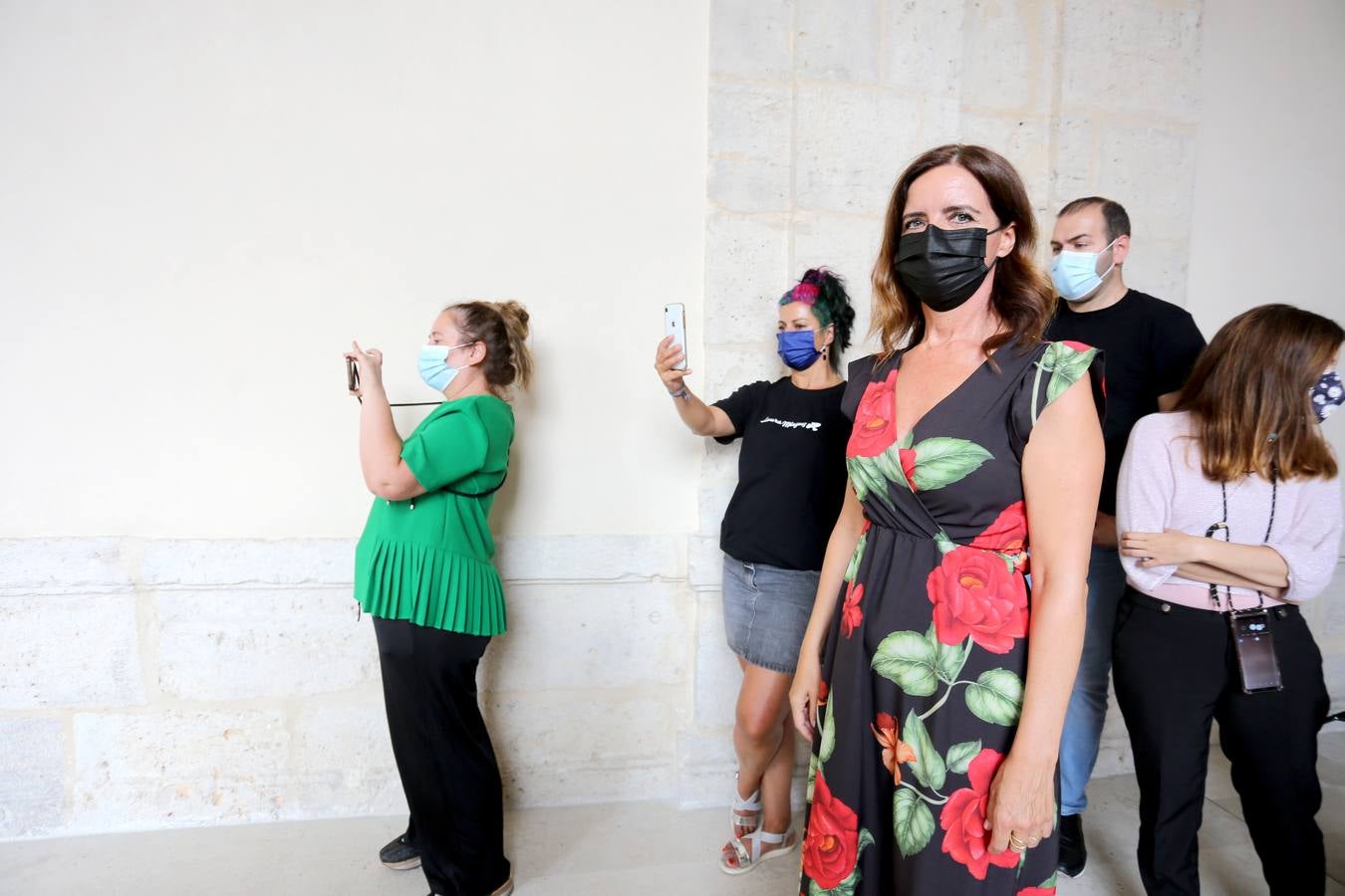 Fotos: Grabación del desfile de la diseñadora vallisoletana Esther Noriega en el Museo Patio Herreriano de Valladolid