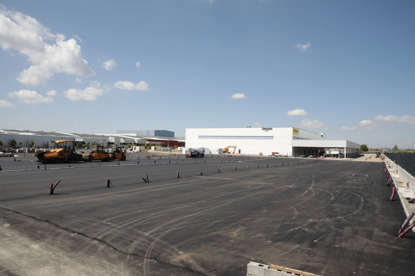 Fotos: Amazon ultima la puesta a punto de sus instalaciones en Valladolid