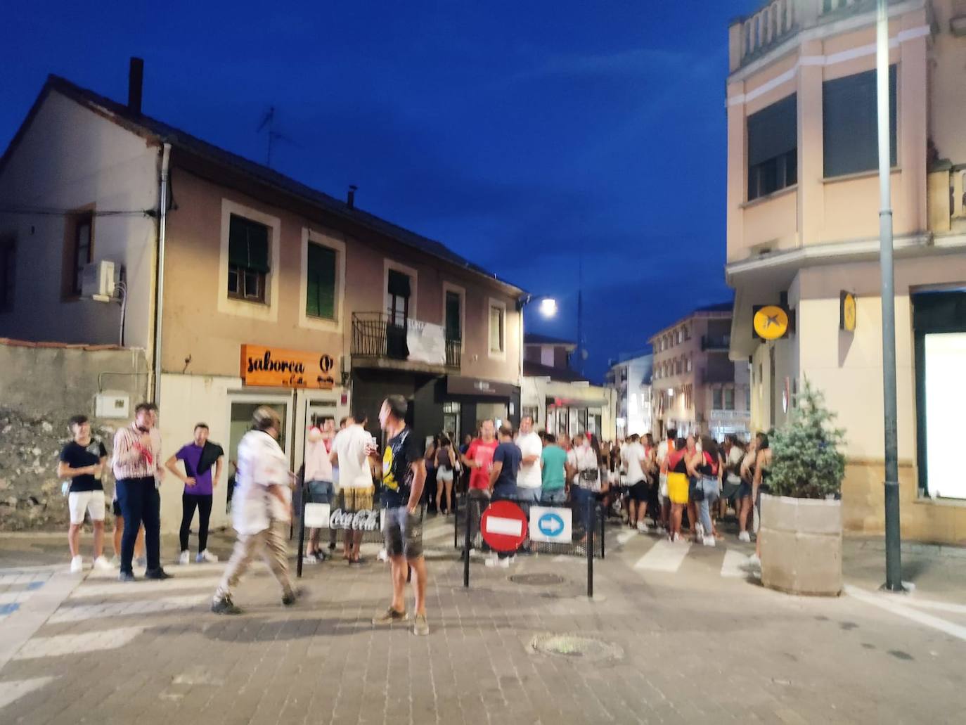 Celebración de las 'no fiestas' en la localidad de Cuéllar.