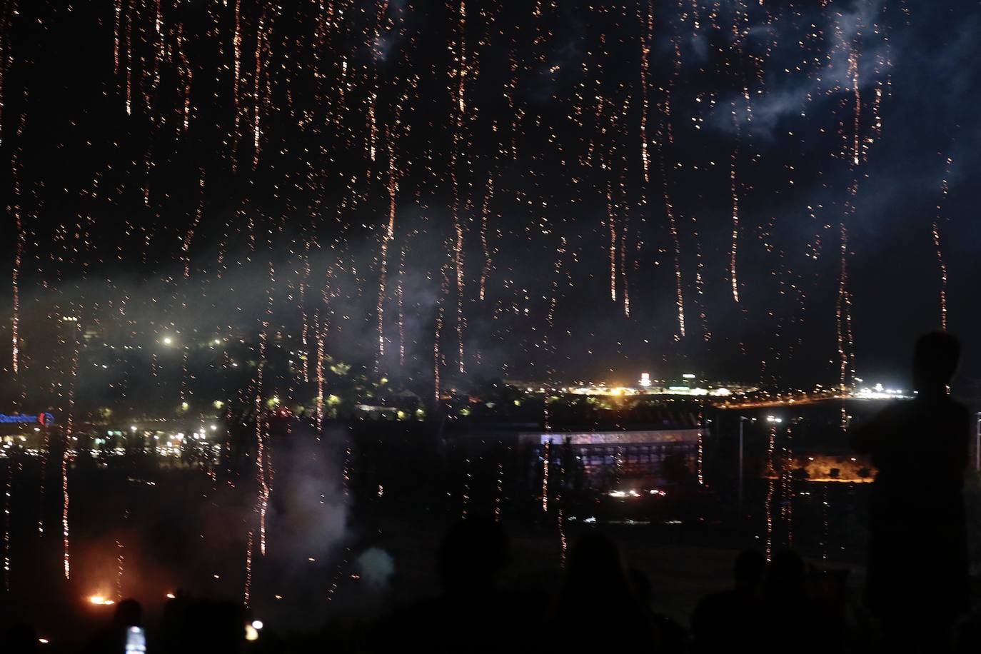 Fotos: Los fuegos artificiales del domingo en Valladolid